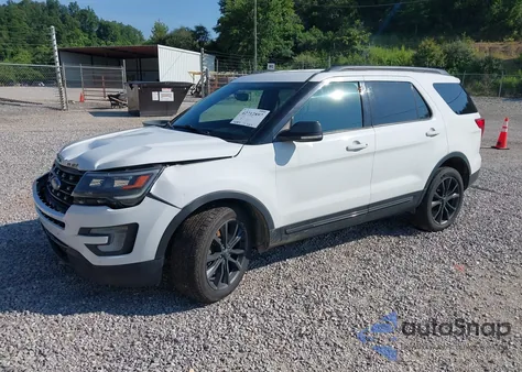 2017 Ford Explorer Xlt z USA, uszkodzony, nr VIN 1FM5K8D81HGD33210